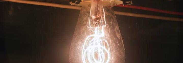 Carbon filament lamp found