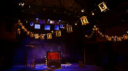 Photograph from A Chrismas Carol - lighting design by clancy