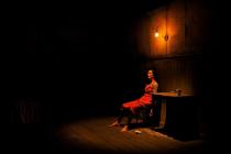 Photograph from The Match Box - lighting design by Charlie Lucas