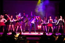 Photograph from We Will Rock You - lighting design by Jonathan Haynes