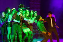 Photograph from We Will Rock You - lighting design by Jonathan Haynes
