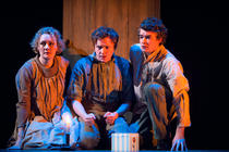 Photograph from The Infamous Brothers Davenport - lighting design by Simon Wilkinson