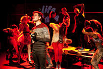 Photograph from Rent - lighting design by Steve Lowe