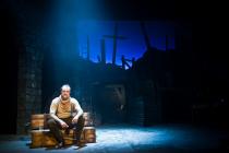 Photograph from Birdsong - lighting design by Alex Wardle