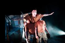 Photograph from Missing In Action - lighting design by Charlie Morgan Jones