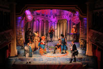 Photograph from Cinderella Rock and Roll Panto - lighting design by Jason Salvin