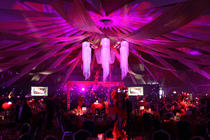 Photograph from Water Aid 2012 - lighting design by Jason Salvin
