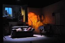 Photograph from The Rise and Fall of Little Voice - lighting design by Michael Dobbs