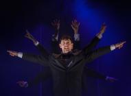 Photograph from Bouncers - lighting design by Andy Webb