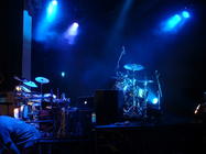 Photograph from Swindon Drum day - lighting design by Pete Watts