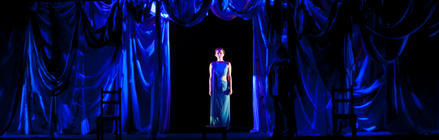 Photograph from The Rape of Lucretia - lighting design by Jake Wiltshire