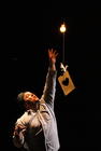 Photograph from Diary of a Madman - lighting design by Katy Morison