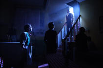 Photograph from Sweeney Todd - lighting design by Amy Mae