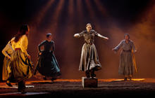 Photograph from Bondagers - lighting design by Simon Wilkinson