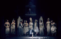 Photograph from Don Giovanni - lighting design by Matthew Haskins