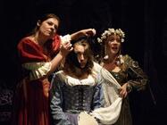 Photograph from Shakespeare's Sisters - lighting design by Andy Webb