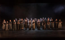 Photograph from Dialogues des Carmelites - lighting design by Robbie Butler