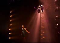 Photograph from Cy Baby - lighting design by Charlie Morgan Jones