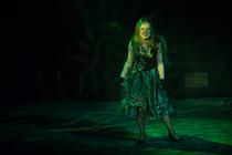 Photograph from Jack and the Beanstalk - lighting design by Rachel Cleary