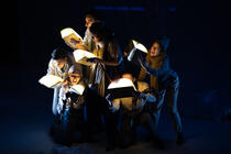Photograph from The Snow Queen - lighting design by Katrin Padel