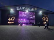 Photograph from Castle Air 40 Aniversery Party - lighting design by Jack Holloway