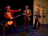 Photograph from Ralph McGinty's World of Shakespeare - lighting design by Andy Webb