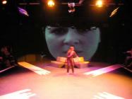 Photograph from Between the Lanes - lighting design by Steve Lowe