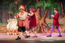 Photograph from Camelot the Pantomime - lighting design by jackfenton