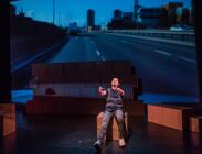Photograph from May The Road Rise Up - lighting design by James McFetridge