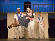 Photograph from Anything Goes - lighting design by Andy Webb