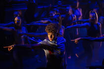 Photograph from Cataclysm - Year 13 Dance FMP 2020 - lighting design by Tom DR Smith