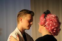 Photograph from Grease - lighting design by Hayden Borgars