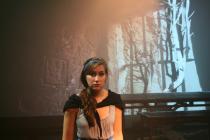Photograph from Frankenstein - lighting design by Christopher Withers