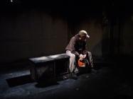 Photograph from Achidi J&#039;s Final Hours - lighting design by Alex Wardle