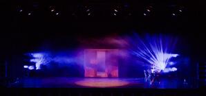Photograph from Ballet Freedom - lighting design by danielldesign
