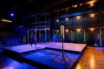 Photograph from Provok'd - lighting design by Liam Sayer