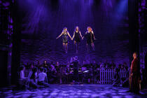 Photograph from The Witches of Eastwick in Concert - lighting design by Simon Sherriff