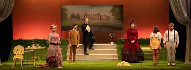 Photograph from The Importance of Being Earnest - lighting design by James McFetridge