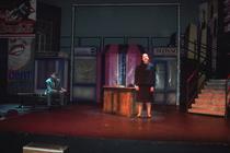 Photograph from Guys and Dolls - lighting design by Peter Vincent