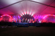 Photograph from HSBC Middle East and N. Africa 60th Anniversary - lighting design by Paul Smith