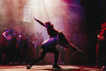 Photograph from Fight Like A Girl - lighting design by Joseph Ed Thomas