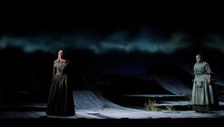 Photograph from Wuthering Heights - lighting design by Matthew Haskins