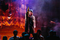 Photograph from Why The Whales Came - lighting design by Joseph Ed Thomas