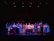 Photograph from Fiddler on the Roof - lighting design by Peter Vincent