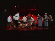 Photograph from Fiddler on the Roof - lighting design by Peter Vincent