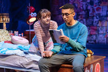 Photograph from I AND YOU - lighting design by Matthew Haskins