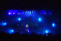 Photograph from Pop Icons 2009 - lighting design by Pete Watts