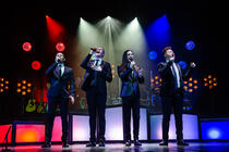 Photograph from Collabro, Greatest Hits Tour - lighting design by Joseph Ed Thomas