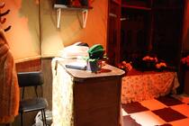 Photograph from Little Shop of Horrors - lighting design by robynlaweslx