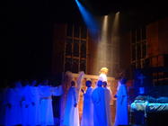Photograph from Faust - lighting design by Pete Watts